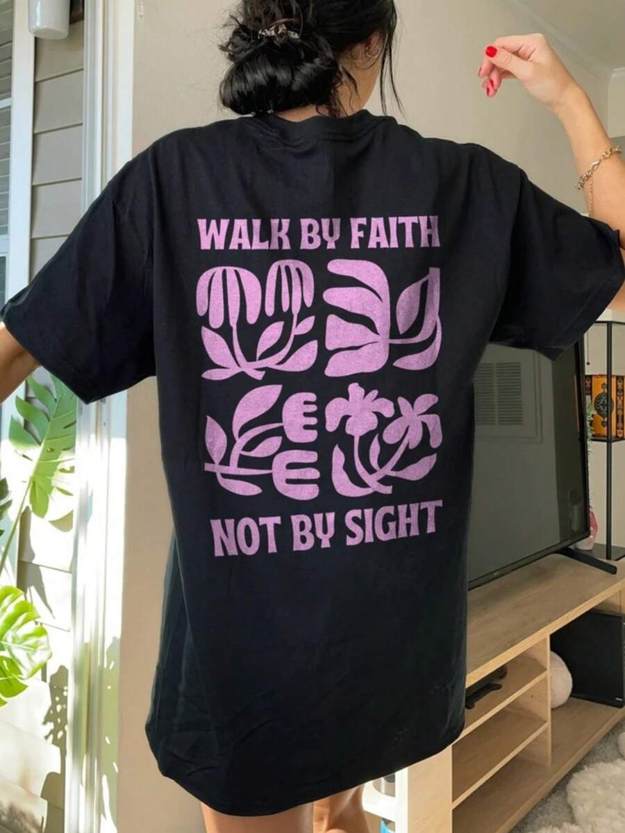 Women T-Shirts - 黑色 - 查看 1