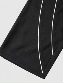 Men's Summer Casual Outdoor Sports Long Pants, Minimalist Fashion Daily Straight Leg - Black - View 7