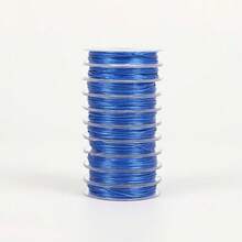 10 Rolls Mixed Color Flat Elastic Cord Set, Rich Color Palette, Flexible And Durable, Resistant To Loosening And Breaking. Combines Chinese Knot Weaving And Beading Functions, Flat Material Easy To Knot, Suitable For Weaving Bracelets, Necklaces, Anklets, Hand Ropes, Pendants And Other Jewelry, Essential Basic Material For Handmade DIY Jewelry, Chinese Style Crafts, Beading Creations. - A7 - View 13