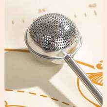 SANNAX Powdered Sugar Shaker Duster Mini Sifter Flour Duster For Bread Baking With 18/8 304 Stainless Steel Spring Operated Handle For Sugar Flour And Spices - Silver - View 4