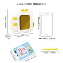 Children's Educational English-Chinese Learning Machine Enlightenment Toy, Listen And Read English Text Learning Cards, 40 And 120 Cards With 4 Game Modes, Baby Early Education Drawing Learning Educational Toy, Suitable As Learning Assistant Tool Gift For Kids - Multicolor - View 10