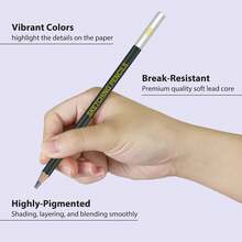 54/75-Pack Sketch Drawing Pencils Kit With 3-Color Sketchbook,Include Graphite,Pastel,Charcoal Pencils And Blending Tools,Pro Art Drawing Supplies For Adults Artists,Ideal For Sketching Shading - 54 Piece Sketch Set - View 5