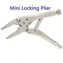 1pc Locking Pliers Set, 5 Inch Needle Nose Pliers, Durable Manual Tool For Mechanical And DIY Projects, Powerful Function - Pointed Beak - View 6
