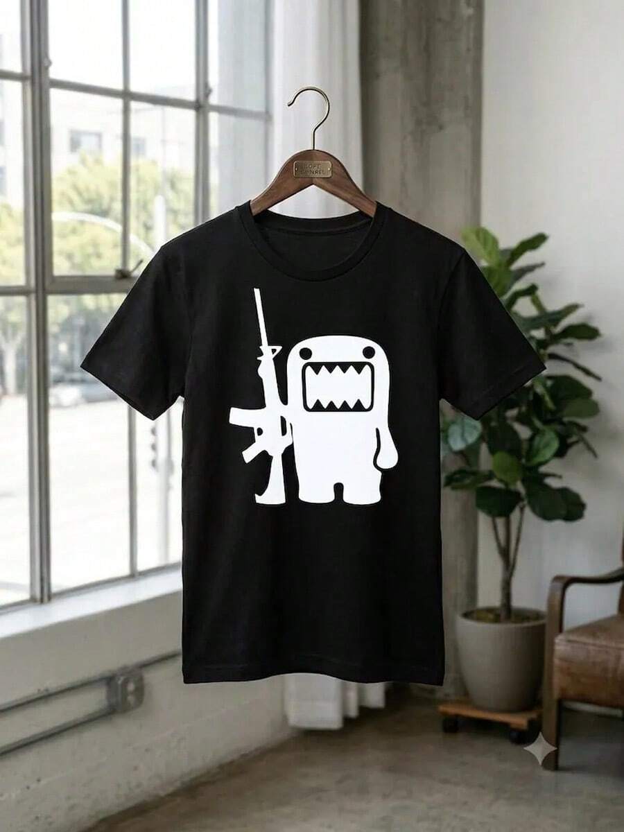 Men Outdoor Tees & Tanks - 黑色 - 查看 1