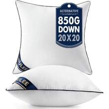 Durable Square Throw Pillow Insert, Resilient Cushion Inner, Premium Filler For Decorative Pillowcases - White - View 11