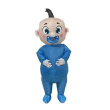 1pc (Blower Not Included) Adult COS Doll Inflatable Costume, Unisex, Cute Cartoon Design, Quick Inflation, Holiday Party Performance Prop, Loose And Comfortable, Leak-Proof, Holiday Gift - Multicolor - View 10