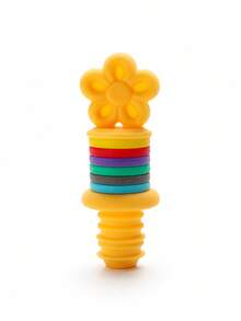 1pc 4-Color Floral Wine Bottle Stopper, Decorative Bottle Seal, Suitable For Red Wine, Beverage Bottles, Home Bar, Party, Birthday Celebration Decoration - Multicolor - View 10
