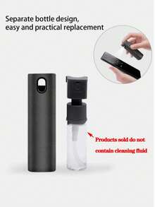2-In-1 Screen Cleaning Spray Bottle Wipe Disinfection Tool, Portable Multi-Function Screen Spray Cleaning Kit, Suitable For Electronic Products Such As , Phone, Monitor, Car Display, Laptop, Tablet, TV, Etc. (This Product Does Not Include Liquid, Empty Bottle Sold) - A - View 4
