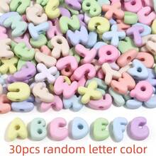 20/30pcs Colorful Acrylic A-Z English Letter Random Beads, Suitable For DIY Necklace And Bracelet Making, Phone Chain, Keychain, Bag Pendant Decoration - Multicolor - View 19