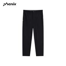 Phenix 男士 Phoenix 防曬涼感直筒長褲 2026SS 寬鬆休閒梭織戶外透氣長褲 - 黑色 - 查看 1