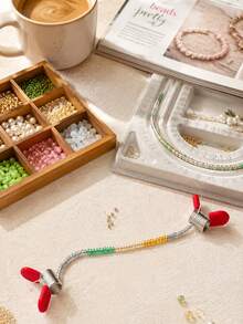 DIY Beading Accessories: Spring-Loaded Bead Stoppers With Protective Rubber Sleeve - Prevent Beads From Slipping - Essential Tool For Handmade Jewelry Making (Random Color) - Multicolor - View 6