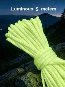 Cuerda de rescate multiusos para exteriores con núcleo de 7 hilos, camuflaje multicolor, 5/10/50/100m/pieza, cuerda de escalada, línea de vida de emergencia para tienda de campaña, cuerda de tracción de paracaídas, cuerda para tejer pulseras, cuerda colgante, camping, picnic, tendedero, cuerda para mascotas, cuerda DIY duradera - Paracord - Ver 77