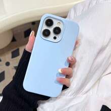 Compatible With IPhone 17E 17 Pro Max 16 15 14 13 12 Mini 11, Shockproof Liquid Silicone Protective Phone Case With Soft Scratch Resistant Ultra-Fine Fiber Lining, For Iphone 8 Plus 7 6s Soft Cover - New Sky Blue - View 3