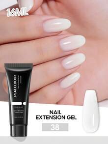 PEACECOLOR 16ml Poly Nail Extension Gel, UV LED Cured Quick Building Builder Gel For Nail Extension & Manicure, Multiple Colors Available, Hard Gel For Beginner Home DIY & Professional Salon Nail Art - Multicolor - View 15