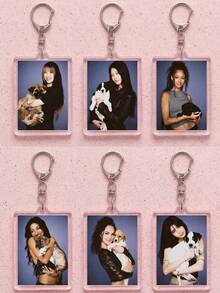 1/6pcs KATSEYE Acrylic Keychains, Girl Group, Manon Sophia Daniela Lara Megan Yoonchae, K-Pop Friendship Bag Charms, Tour Merchandise, Concert Essentials, Tour Must-Haves, Fan Support Items, Fan Freebies, Perfect Decoration For Concert Bags, Perfect Gift For Fans, Party Favors - Multicolor - View 2