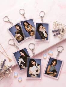 1/6pcs KATSEYE Acrylic Keychains, Girl Group, Manon Sophia Daniela Lara Megan Yoonchae, K-Pop Friendship Bag Charms, Tour Merchandise, Concert Essentials, Tour Must-Haves, Fan Support Items, Fan Freebies, Perfect Decoration For Concert Bags, Perfect Gift For Fans, Party Favors - Multicolor - View 1