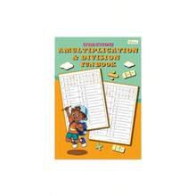 32 Pages Math Fraction Multiplication & Division Training, Basic Fraction Multiplication & Division Practice, Calculation Training - Multicolor - View 7