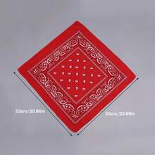 Unisex Paisley Print Bandana Hip Hop Style Multi Function Scarf Shawl Head Wrap For Festival Travel Party Concert - Multicolor - View 6