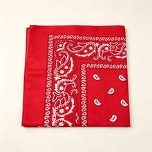 Unisex Paisley Print Bandana Hip Hop Style Multi Function Scarf Shawl Head Wrap For Festival Travel Party Concert - Multicolor - View 13