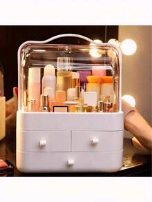 Cosmetics Skincare Jewelry Storage Box Large Capacity Desktop Drawer Organizer High-End Appearance - Multicolor - View 4