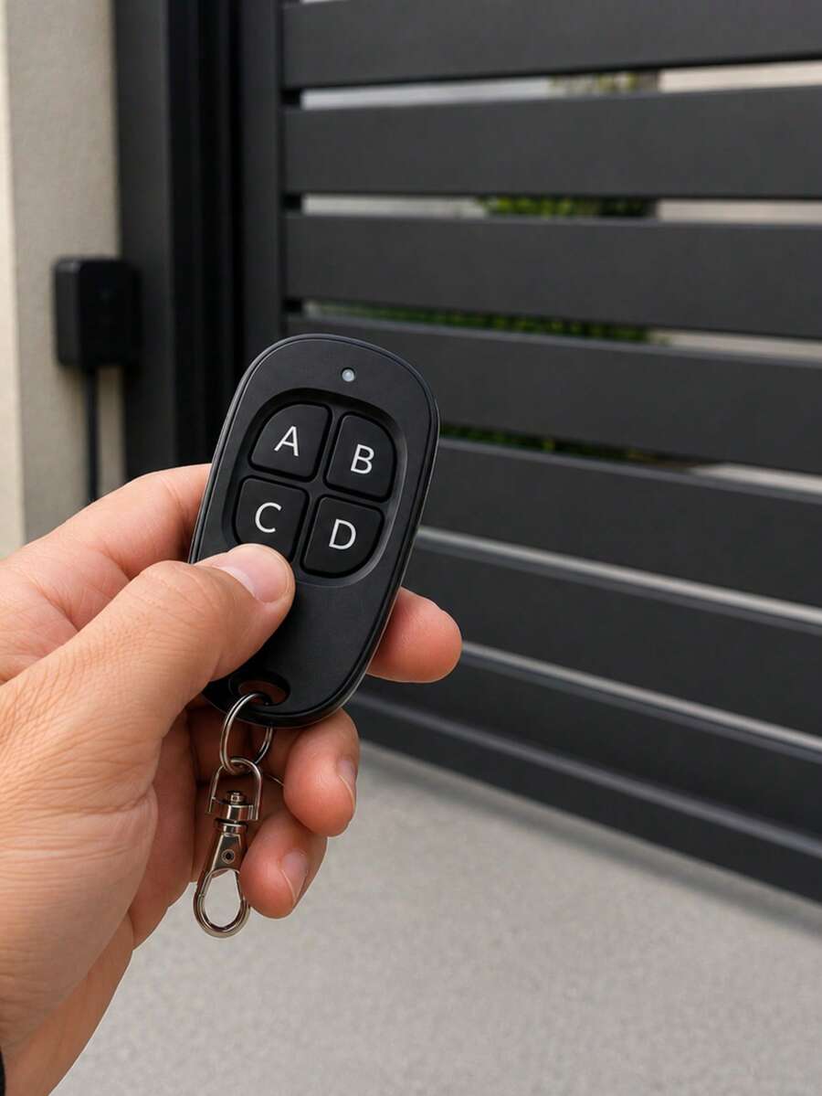Door Remote Control - Siyah - Görünüm 1