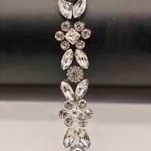 1 sợi dây xích thân mình DIY đính đá rhinestone công nghệ dán nóng, phong cách tối giản thanh lịch, dây xích móng vuốt trang trí đá rhinestone, dây xích pha lê rhinestone sáng bóng, phụ kiện trang trí quần áo dạng dây buộc, dây đeo vai kim cương điều chỉnh được - nhiều màu - Xem 5