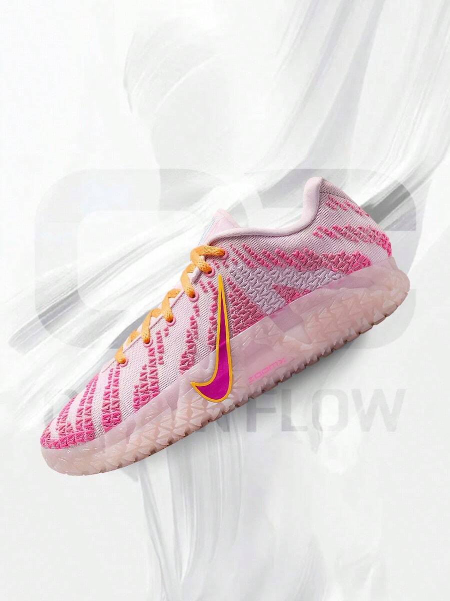 Nike Ja 3 Pink Foam– Men's Lifestyle Sneakers – Shoes For Man -Vintage-Spring & Summer-Inspired Running Shoes, Shock-Absorbing Comfort, Gym To Streetwear Casual Wear-Back To School-HF2793 601 - Pink Foam/Hyper Pink/Silt Red - 查看 1