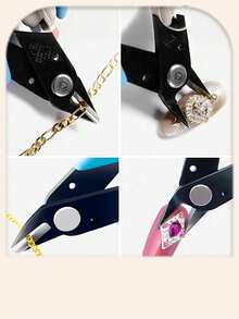 Nail Clipper, Used For Removing Rhinestones And Gems, With Wire Cutting Function, Can Remove Metal Wires And Chains From Nails, Nail Art Tool, Nail Drill Remover, Multi-Functional Comfortable Handle, Women's Nail Art - Multicolor - View 8