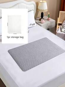 Washable Extra Large One-Piece Care Pad - Multi-Functional Bed Protection Pad, 4-Layer Reusable Waterproof Incontinence Pad, Large Size Mattress Protector, Leak-Proof Sofa Pad, Elderly Care And Women's Menstrual Pad, RV Camping Pad; Multiple Sizes And Colors Available; Suitable For Women, Elderly And Pets Washable Waterproof Bed Pad. - Multicolor - View 8