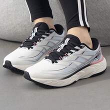 XTEP Wind Fire 28th Generation Women's Running Shoes Leather Cotton Casual Sports Shoes - White Black/Blue Pink - View 4