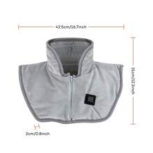 Electric Neck Scarf, 3 Temperature Adjustable Heating Small Shawl, USB Plug-In Zipper Shoulder And Neck Warmth Device, Hot Compress And Shoulder Protector - View 10