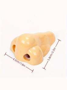 3pcs Funny Nose Shaped Pencil Sharpeners, Suitable For Teenagers, Perfect School Supplies, Gag Gifts And Birthday Party Favors, Suitable For Boys And Girls, Ideal Teacher Rewards, Suitable For Winter And New Year - Khaki - View 7