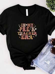 Women T-Shirts - 黑色 - 查看 1