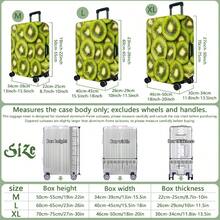 1PC, Flat Print Design, Print Design - No Texture, Only Accessories Sold, Luggage Cover, Does Not Include The Luggage Shown In The Image, Suitable For 20 To 30 Inch Luggage, Made Of Thickened High-Quality Fabric, Essential Accessory For Your Travel And Checked Luggage. - Multicolor - View 4