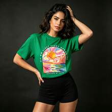 Women Senior T-Shirts & Tops - Green - View 4