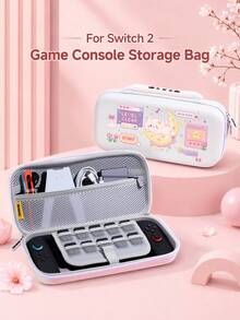 Xingji Switch2 (2025) 遊戲主機保護殼，Y2K 風格，卡通像素貓插圖圖案，適用於 Switch NS/Switch OLED/Switch Lite，TPU 軟殼，通用保護套，Switch 控制器保護殼，Switch 遊戲配件，適用於 遊戲控制器收納袋，防摔、防滑、防刮，美觀，家庭與朋友的最佳選擇 - 查看 26