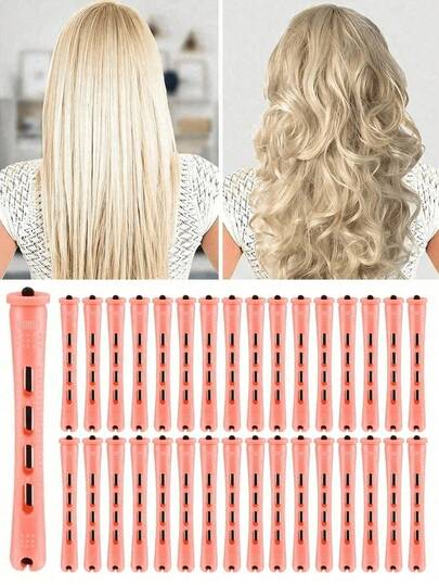 Set Alat Pengeriting Rambut 10/20/30/40/50pcs - Untuk Membuat Gelombang dan Keriting Alami, Cocok untuk Penataan Rambut Sendiri dan Rambut Panjang/Sedang/Pendek, Rol Rambut, Keriting Tanpa Panas, Untuk Salon Kecantikan, Kembali ke Sekolah, Perlengkapan Perjalanan dan Liburan.