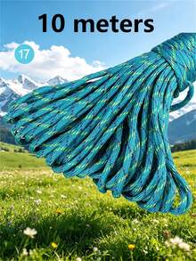 10M/50M/100M Nylon Paracord, 4mm 7-Strand - Non-Elastic Woven Rope, Suitable For Outdoor Training, Camping And DIY Activities - Multicolor - View 65