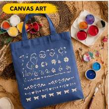 8 Pcs Uppercase Lowercase Alphabet Number Symbol Pattern Painting Stencils, Reusable PET Plastic Templates For Wood Signs Wall Fabric Canvas DIY Crafts - Sets - View 8