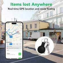 4pcs A-Tracker Smart Tags, Wireless Wallet Tracker Compatible With IPhone "Find My" App (IOS Only, Not Compatible With Android), Global Positioning Tracking For Lost Items Like Keys, Cars, Pets, Luggage, Backpacks, Suitcases, Etc., Replaceable Battery. No Monthly Fees (Select "Add Other Items" When Connecting). - Tag C 1pcs - View 7