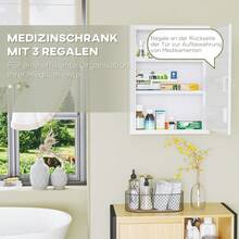 Bathroom Vanities & Medicine Cabinets - 白色 + 鋼鐵 - 查看 2