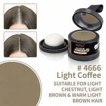 GOIPLE 0.18oz/5g Hairline Powder Waterproof Instant Coverage For Bald Spots, Forehead, Filling Sparse Areas, Hairline Shadow Powder, Includes Mini Mirror, Sponge Puff - Gold - View 16