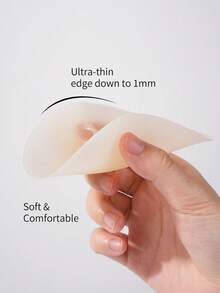 VfvQueen 1 Pair Ultra-Thin Solid Silicone Breast Lift Tape, Invisible Seamless Water-Drop Lifting Breast Pads, Anti-Sagging - Multi-color - View 3