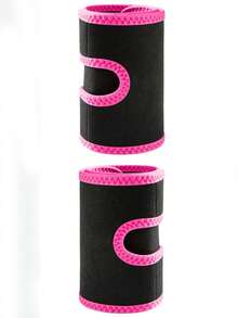 2pcs Adjustable Sauna Sweat Arm Sleeves Fitness Body Shaping Arm Guards Sports Protective Gear - Multicolor - View 10