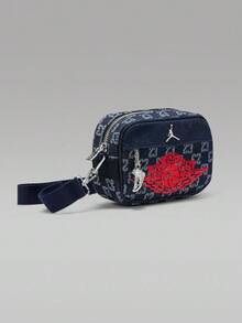 Jordan Unisex Crossbody Bag Outdoor Sports Shoulder Bag JD2623006AD-001 - Black - View 3