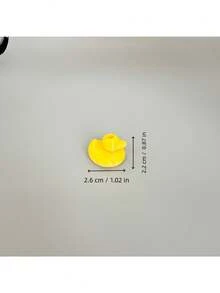 2pcs Yellow Duck Drawstring Locks - Cute Hoodie Cord Beads Decor, Universal Hoodie Drawstring Stoppers, Fun Ins Style Fashion Clothing Accessories, Unisex - A - View 4