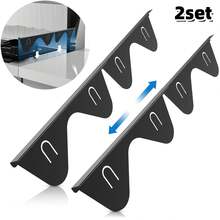 1/2pcs 27.5 Inch Stainless Steel Gap Cover, Kitchen Tool Stainless Steel Slot Cover, Gap Filler Material, Gas Stove Gap Cover, Stove Countertop Gap Keeper For Clean Countertop - View 1
