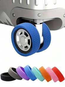 Luggage Wheel Protective Covers Universal Wheel Accessory Protective Covers Camping Beach Vacations Travel Back To School Essentials Accessories - Multicolor - View 7