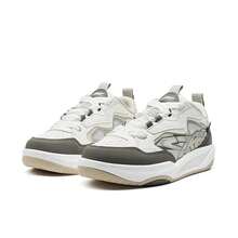 XTEP Qilang CTR | New Vintage Breathable Men's Casual Skate Shoes - White/Grey-green - View 7
