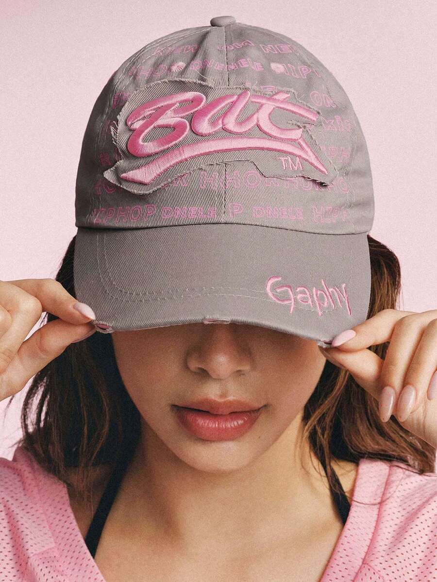 Popjeli 1pc Outdoor Couple Hip Hop Baseball Cap - Multicolor - View 1